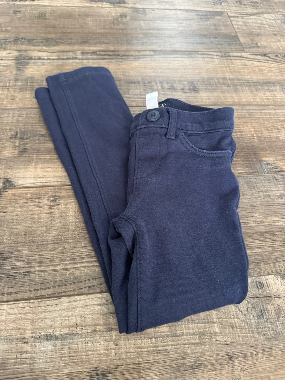 Girls Children’s Place Navy Blue Uniform Jeggings Size 6 Slim